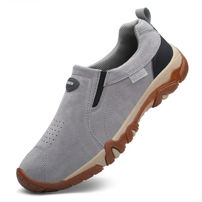 Men Casual Shoes Breathable Loafers Trendy Sneakers 2020 New Comfortable Flat Handmade Leather Suede Loafers Shoes Men Footwear