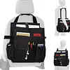 Car Seat Organiser with Separate Pocket Seat Storage Backpack Hanging Briefcase