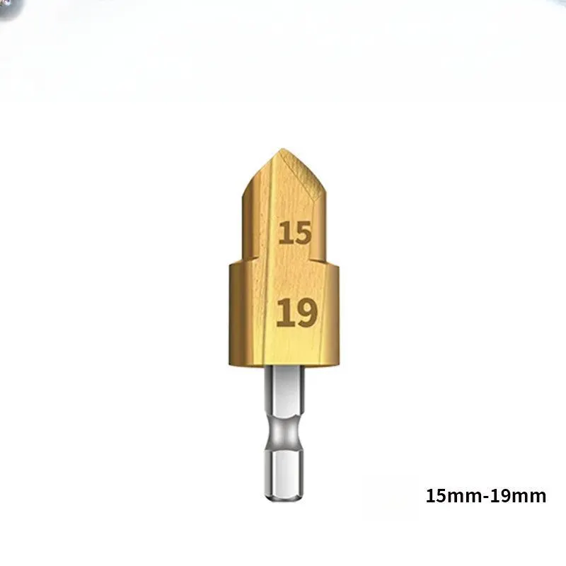 Hexagonal shank water pipe drill bit high speed steel hole opening and expansion drill bit 20/25/32 universal