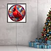 Cardinal Glass Painting-Paint by Numbers Acrylic Painting 40*40CM