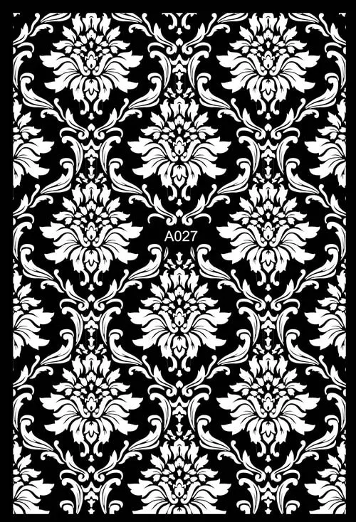 Black Wave Gold Stars White Line Nail Art Stickers Designs Manicure Sticker Back Glue Accessories for Nail Art Decoration Decals-Nail Inspo