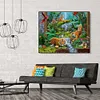 Tiger-Paint By Numbers Acrylic Painting 50*40cm