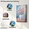 (20x30cm)DIY Flower Vase Framed Handmade Pearl Painting Art Craft Kit Living Home Decor