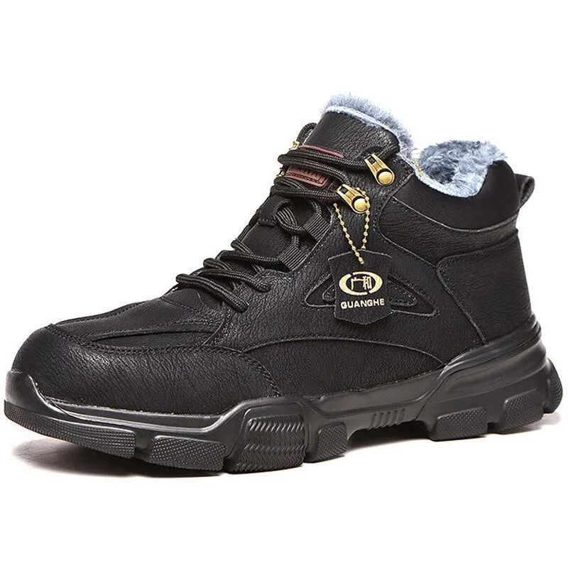 Male Safety Shoes Work Sneakers Indestructible Work Safety Boots Winter Waterproof Shoes Men Steel Toe Shoes Sport Safty Shoes