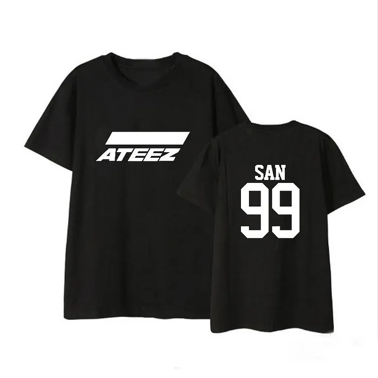 ATEEZ Member Name Casual T-shirt