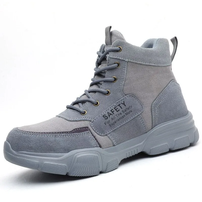 Male Safety Shoes Work Sneakers Indestructible Work Safety Boots Winter Waterproof Shoes Men Steel Toe Shoes Sport Safty Shoes