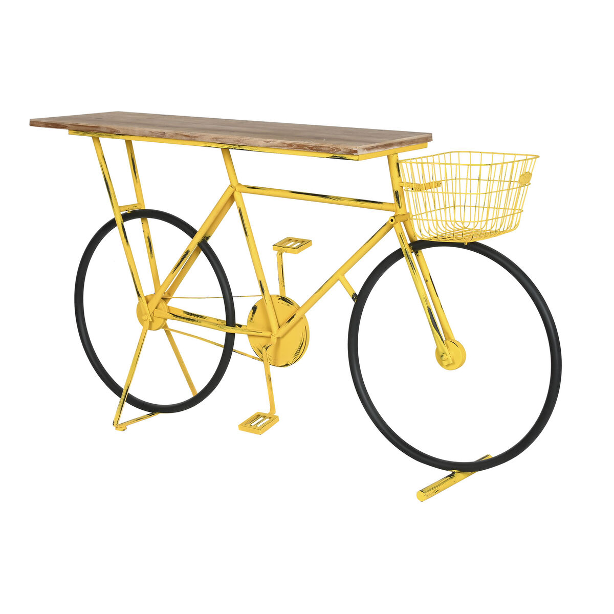 Hall Home ESPRIT Yellow Black 160 x 40 x 88 cm