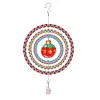 DIY Diamond Painting Double-sided Rotatable Snowman Hanging Wind Chime Suncatcher Hanging Kit