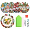 4 PCS Christmas Diamond Painting Placemat Kit for Home Kitchen Parties & Camping