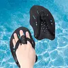 Swim Training Pull Buoy Adjustable Strap Hand Paddles 5-Layer Pull Buoy for Pool