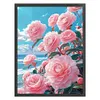 Camellia-11CT Stamped Cross Stitch Silk Thread 61*82cm/24.02*32.28in(Big Size)