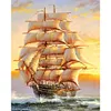 Sailing Ship-Paint by Numbers Acrylic Painting 40*50cm