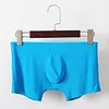 Men's Ice Silk Boxers Breathable Panties Male Large Ultra Thin Boxer Shorts Sexy Underwear