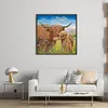 >SALE<Full Embroidery Eco-cotton Thread 14CT Counted Yak Cross Stitch Kit 40x40cm