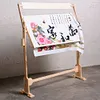 Adjustable Wooden Sewing Cross Stitch Frame Tabletop Embroidery Floor Stand