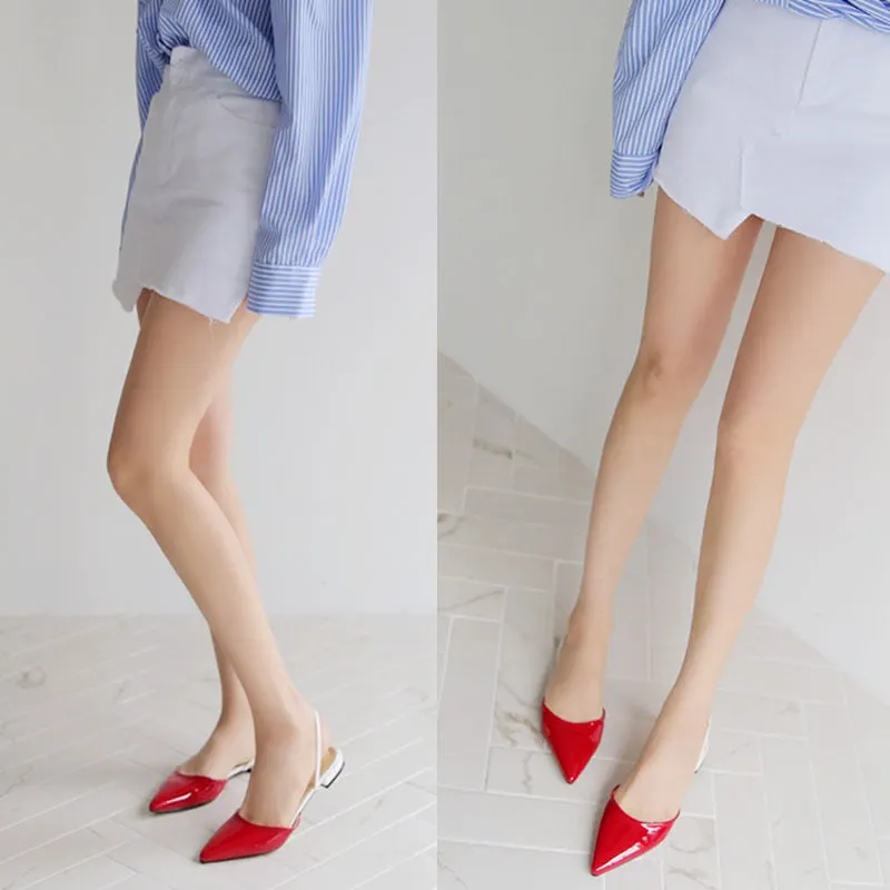 Pointed flat slippers Female summer fashion 2019 new toe cap wear Cool drag girl Women's half slippers