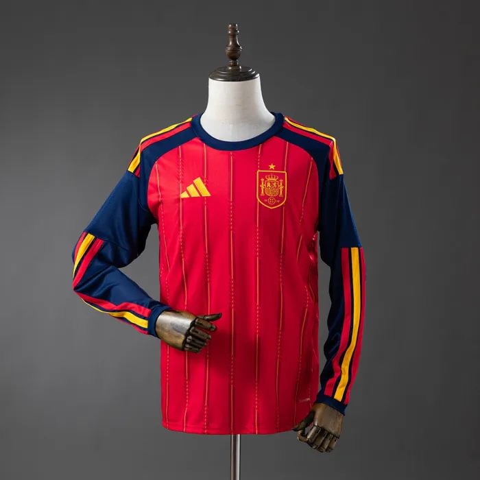 【S~4XL】Spain 2026 World Cup Home Long-Sleeve Jersey