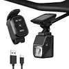 LED Bicycle Front Hanging Light Remote Control Rechargeable 1000LM Bike Light