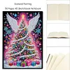 (US Local)50-Page A5 Christmas Tree Diamond Painting Notebook for Adult Holiday Gift