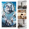 (US Local)Wolf -11CT Stamped Cross Stitch Kit(40x70cm)