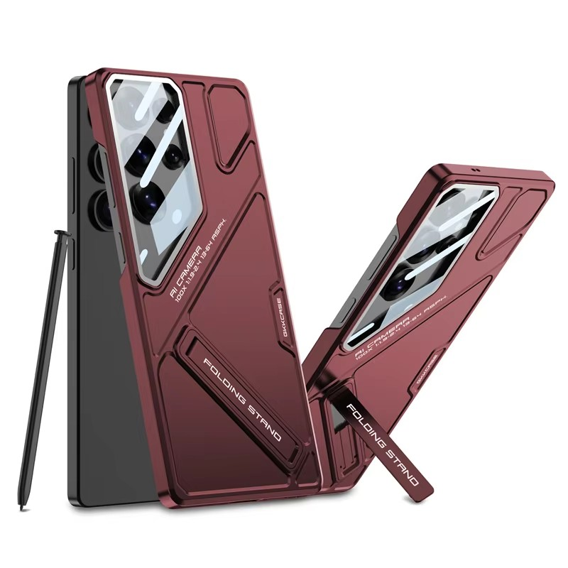 Fashion Ultra Thin Matte Armor Phone Case for Samsung S23 S24 S25 S26 Ultra With Lens Protection Film Shockproof Hard PC Back Cover
