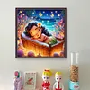 Sleeping Princess Moana - 18CT Stamped Cross Stitch - 30*30cm - Disney