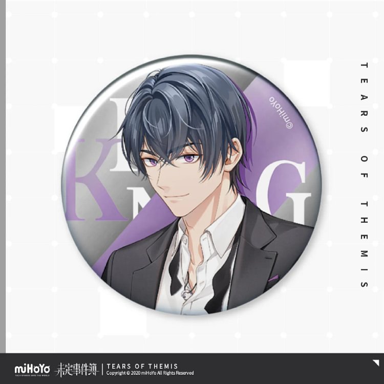 Heart File Series Tinplate Badge [Original Tears of Themis Official Merchandise]