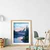 Diamond Painting-DIY Full Round Drill Mountain Lake