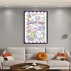 >SALE<Full Embroidery Cotton Thread 11CT Print Cute Sheep Cross Stitch 50x70cm