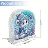 Christmas Acrylic DIY 5D Diamond Art Painting Napkin Holder Set (Polar Bear)