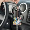 (US Local)PET Double Sided Special Shaped Easter Alphabet DIY Diamond Painting Keychain