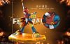 Lighdramon & Davis Motomiya & V-mon & Fladramon & Lifting Egg Davis Motomiya - Digimon Resin Statue - DMX Studios