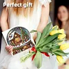 6pcs Diamond Painting Xmas Ball Greeting Cards Congratulations Cards & Gifts