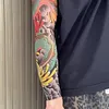 Ultra-thin tattoo flower arm ice sleeves summer anti-ultraviolet ice silk sunscreen sleeves