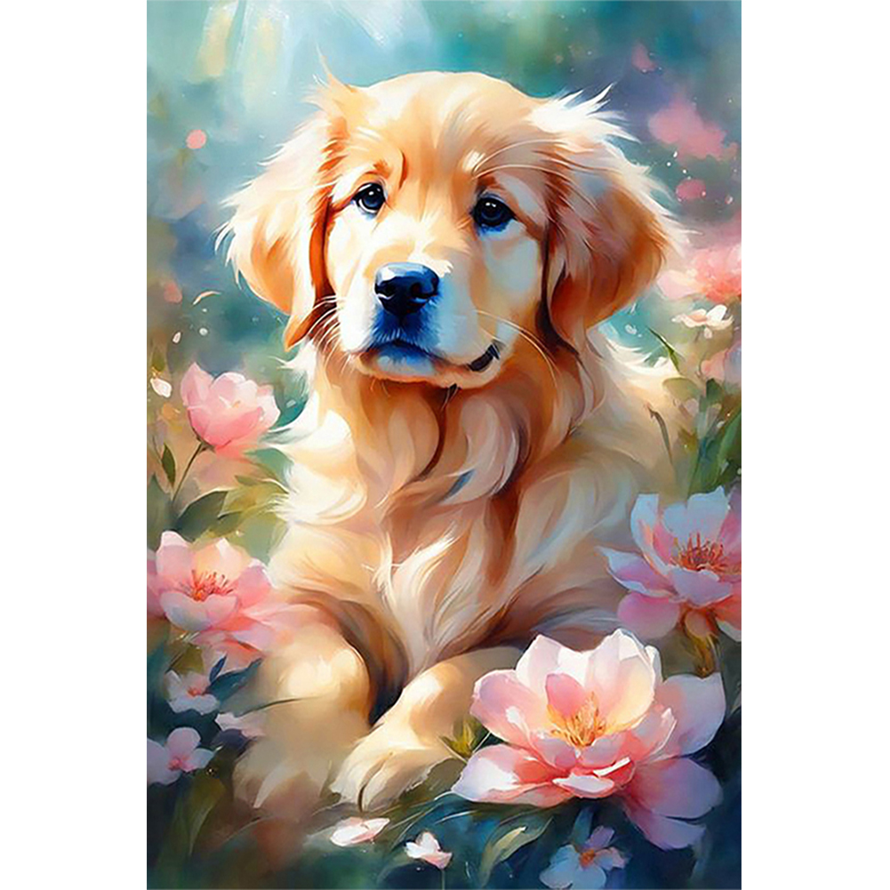 Dog-Paint by Numbers-16"x24"/40*60cm