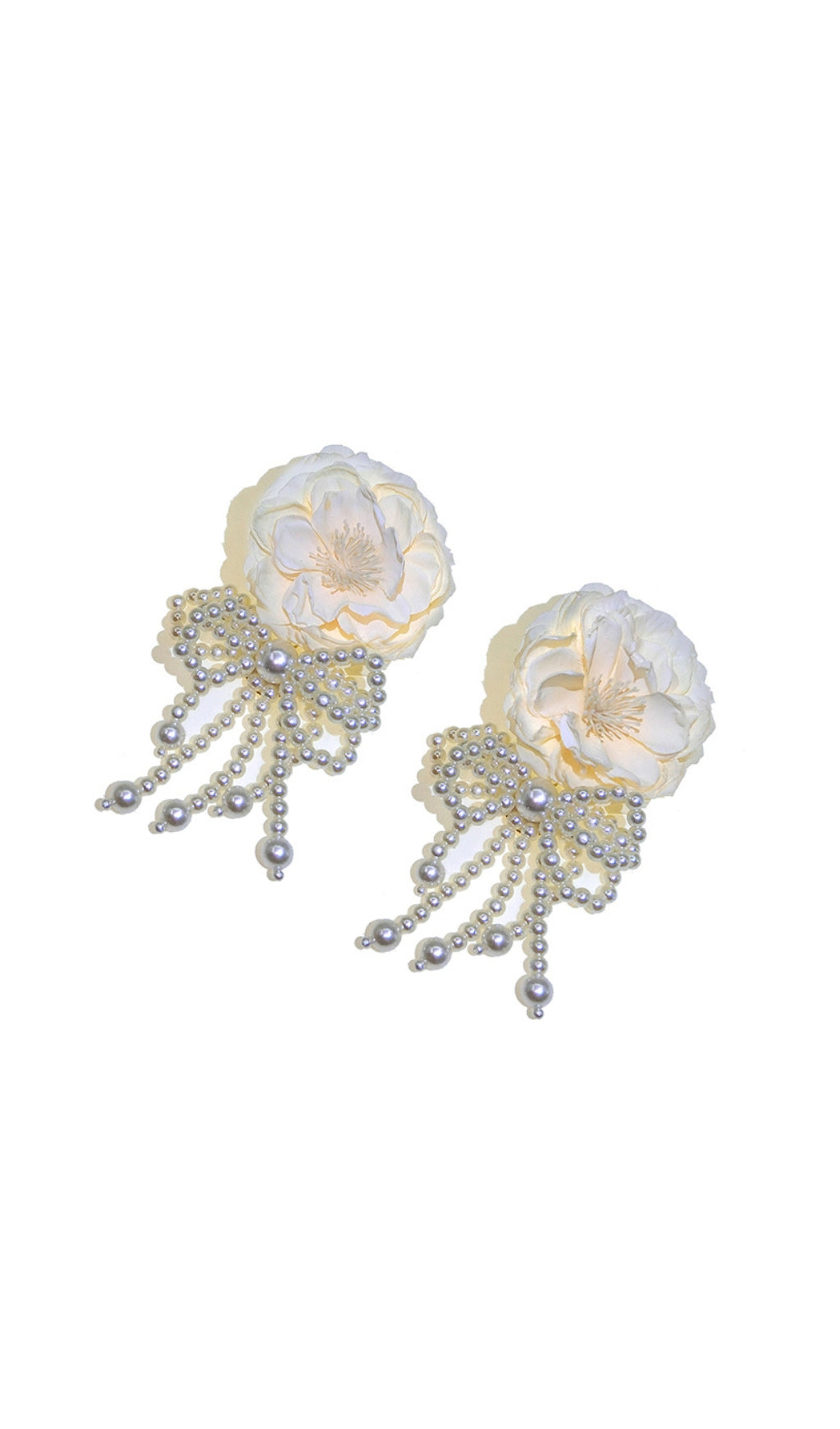 Annick Flower Petals Acrylic Earrings Flowering Girl
