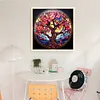 (Stamped/Counted) Glass Painting-Tree Of Life-18CT Cross Stitch 30*30cm/11.81*11.81in