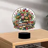 Flower Book Diamond Painting Night Light 5D DIY Diamond Art Lamp Home Decor