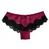 Sexy Lace Low Waist Bow Mesh Panties