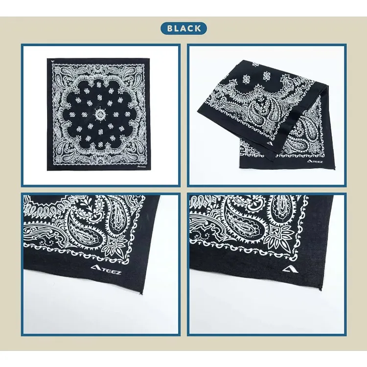 officialateezshop ATEEZ Collaboration T-Z Bandana Set