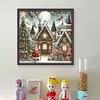Christmas Tree And Santa Claus - 11CT Stamped Cross Stitch - 50*50cm - Xmas