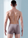 Men's Seamless Modal Boxer Briefs With Organic Latex Support Cup