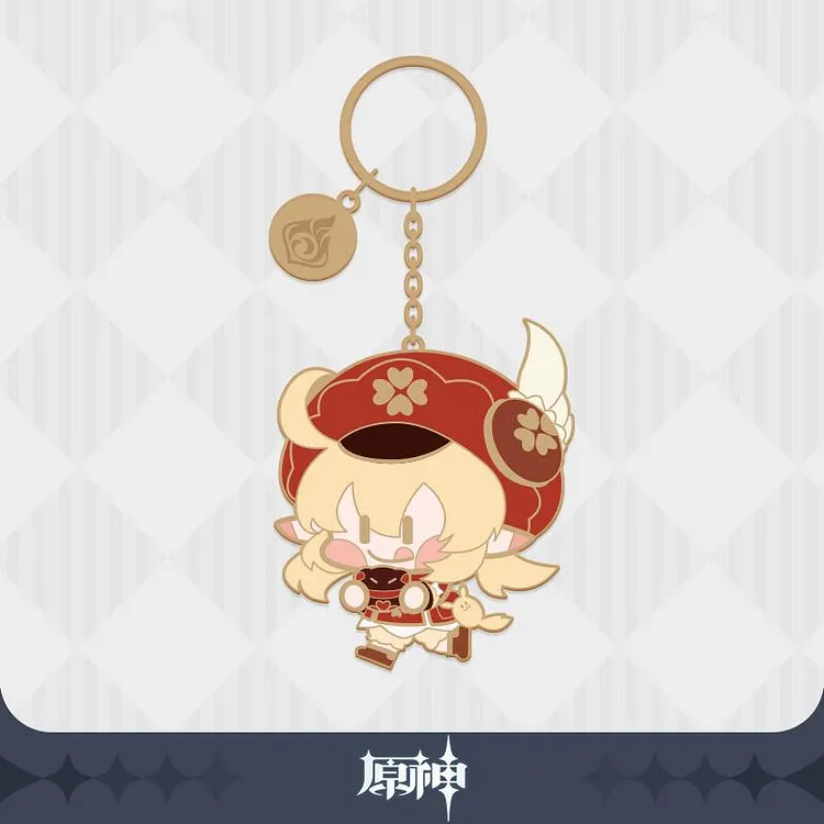 Metallic Character Keychain[Original Genshin Official Merchandise] 