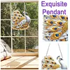 Diamond Painting Acrylic Double-side White Peacock Pendant Hanging Gem