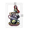 Tea Cup Sally-11CT Stamped Cross Stitch 30*50cm/11.81*19.69in