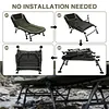 [US Local Warehouse] 33in Wide Camping Cots with Carry Bag Adjustable Sleeping Cot Foldable Bed Holds Up To 397LBS Easy To Set Up for Home Office Nap and Outdoor Beach