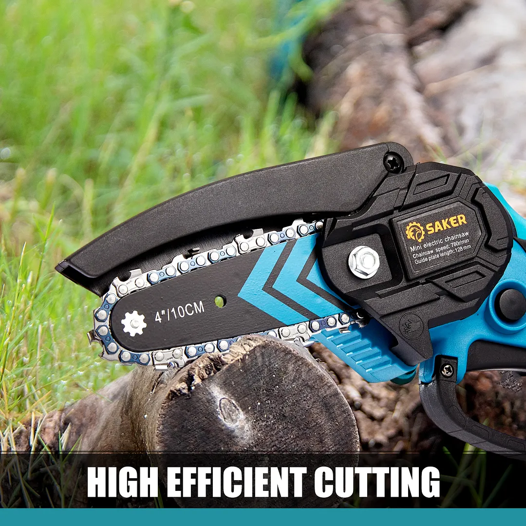SAKER&reg; Mini Chainsaw 4 Inch