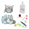 Shaking Head Sleeping Cat - 5D DIY Ornament