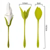  4 Pi&egrave;ces Porte Serviette Cr&eacute;atif Fleur pour Table