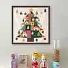 Patchwork Christmas Tree-11CT Stamped Cross Stitch 40*40cm/15.75*15.75in